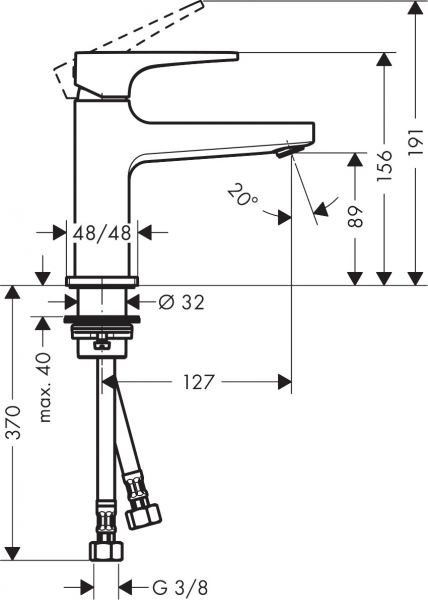 Hansgrohe Metropol 32505001 Lavabo Bataryası