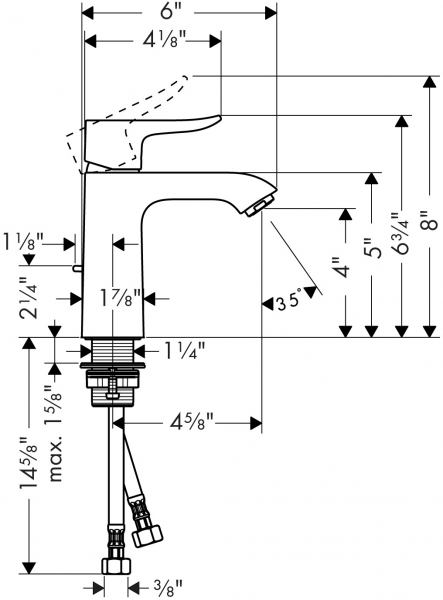 Hansgrohe Metris 31080821 Lavabo Bataryası