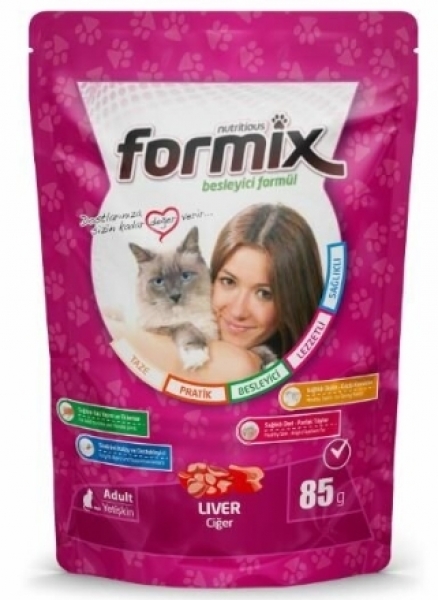 Formix Ciğerli Jöleli Pouch Yetişkin 85 gr Kedi Maması