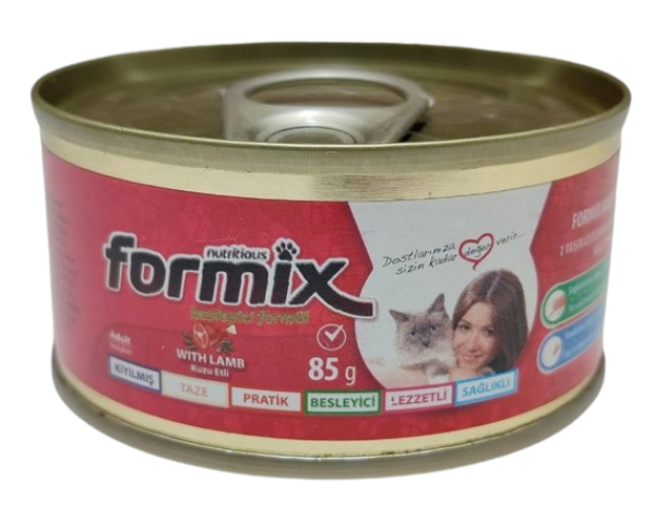 Formix Kuzu Etli Kıyılmış 85 gr Kedi Maması
