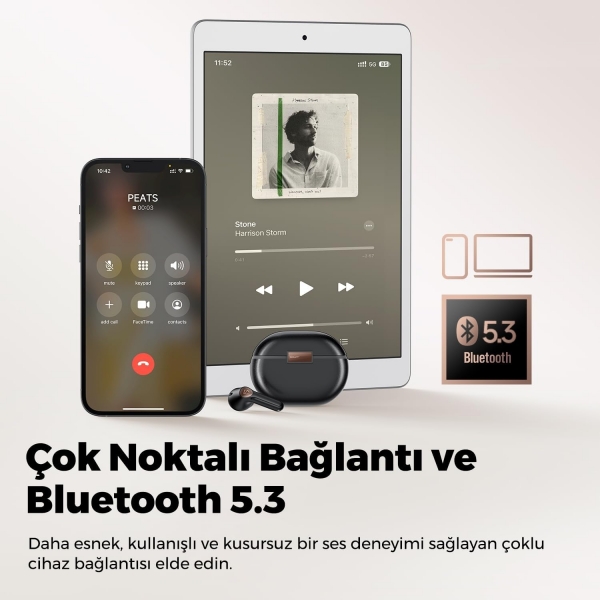 Soundpeats Air4 Pro Tam Kablosuz Kulaklık