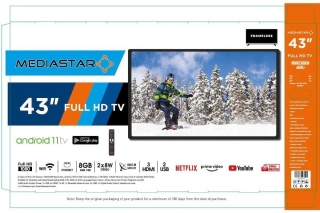 Mediastar 43LED02 Full HD (FHD) TV