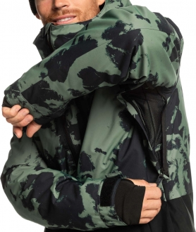 Quiksilver Mission Printed Block Erkek Mont
