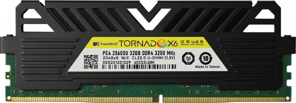 TwinMOS TornadoX6 32 GB 3200 MT