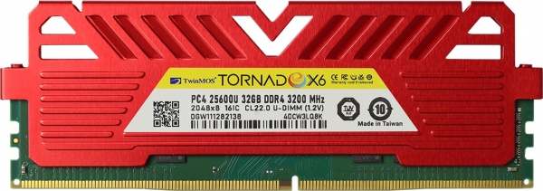 TwinMOS TornadoX6 32 GB 3200 MT