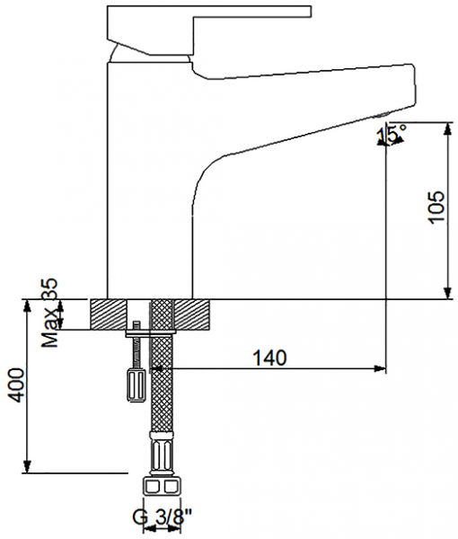 Newarc Master 187525 Lavabo Bataryası