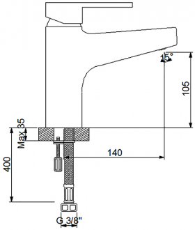 Newarc Master 187525 Lavabo Bataryası