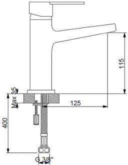 Newarc Premium 832525 Lavabo Bataryası