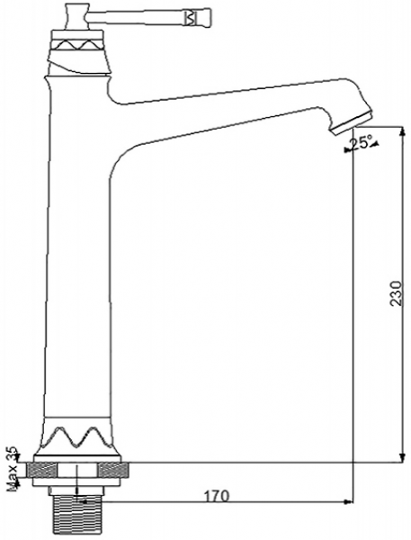 Newarc Pera 961001 Lavabo Bataryası
