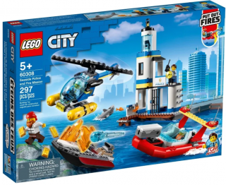 LEGO City 60308 Seaside Police and Fire Mission