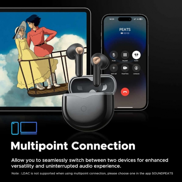 Soundpeats Air4 Lite Tam Kablosuz Kulaklık