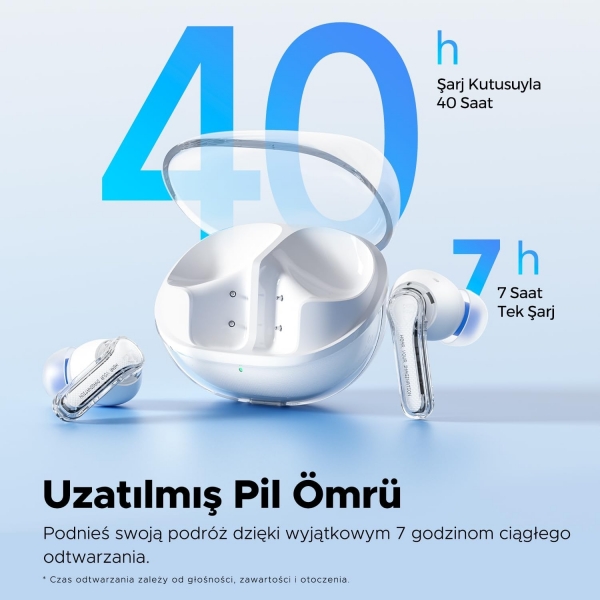 Soundpeats Clear Tam Kablosuz Kulaklık