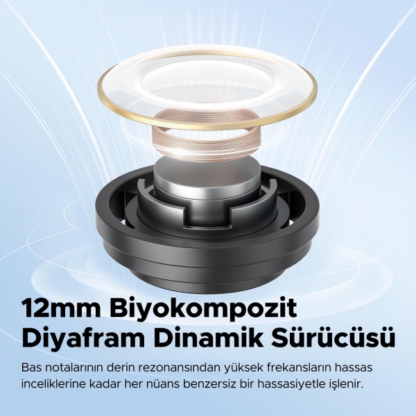 Soundpeats Clear Tam Kablosuz Kulaklık