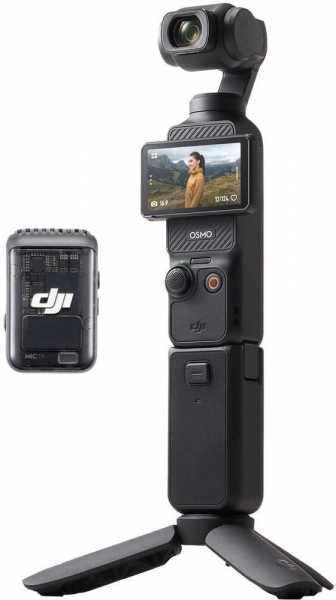 DJI Osmo Pocket 3 Creator Combo Aksiyon Kamera (Kamera + Tripod)