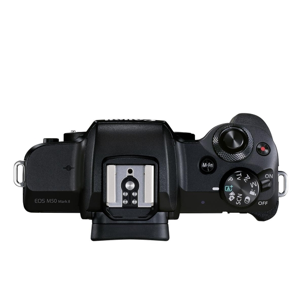 Canon EOS M50 Mark II 15-45mm + 55-200mm Aynasız Fotoğraf Makinesi (55-200 mm)