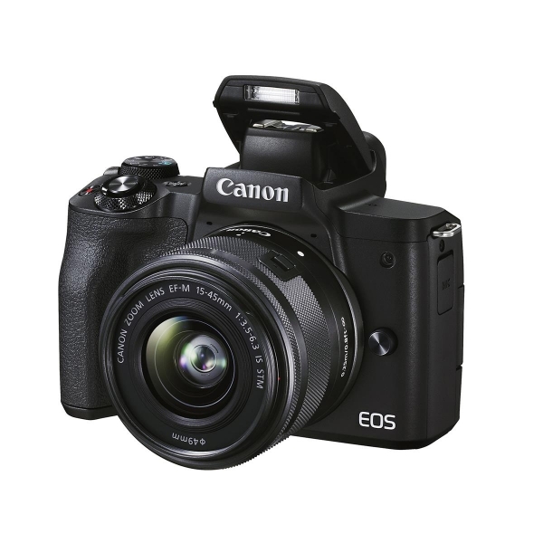 Canon EOS M50 Mark II 15-45mm + 55-200mm Aynasız Fotoğraf Makinesi (55-200 mm)