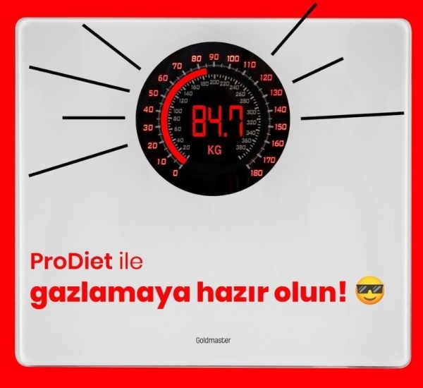 Goldmaster Prodiet Dijital Banyo Tartısı