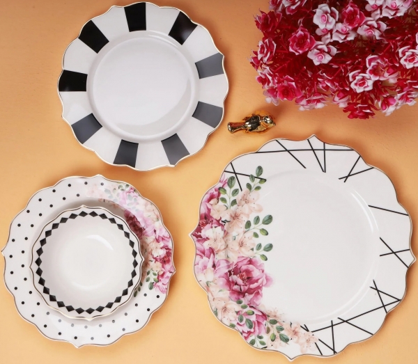 Arow Pink&More TR-1820 24 Parça Yemek Takımı