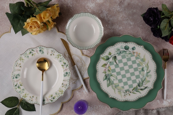 Arow Pink&More TR-2726 24 Parça Yemek Takımı