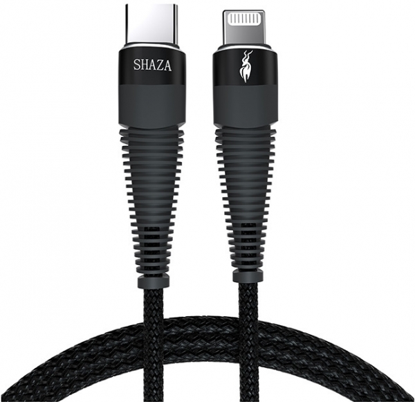 Shaza Lightning to Type-C 5A Şarj Kablosu (1 m)