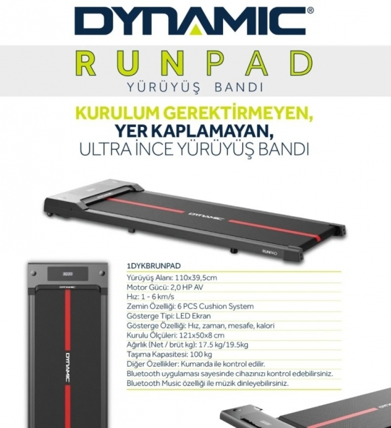 Dynamic Runpad Slim Koşu Bandı
