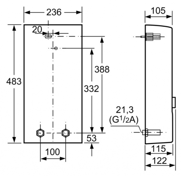 Siemens DE2124407M Ani Su Isıtıcı Elektrikli Şofben