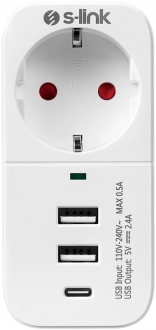S-link SL-011 Akım Korumalı Priz