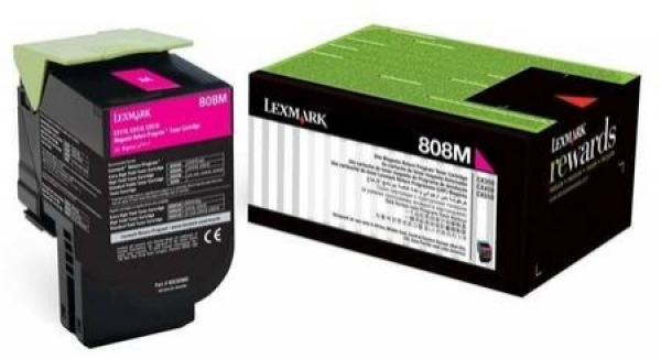 Lexmark 80C80M0 Toner (Kırmızı)
