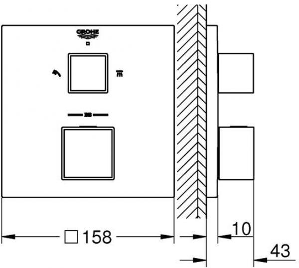 Grohe Grohtherm 24154AL0 Duş Bataryası
