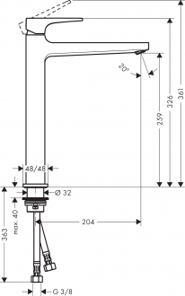 Hansgrohe Metropol 32512000 Lavabo Bataryası