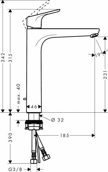 Hansgrohe Focus 31531000 Lavabo Bataryası