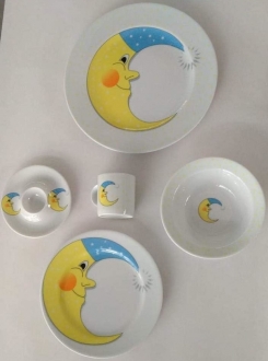 Kütahya Porselen Ay 5 Parça Yemek Takımı
