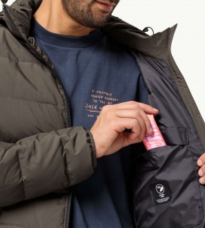 Jack Wolfskin Colonius M Erkek Şişme Mont