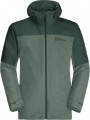 Jack Wolfskin Glaabach 3in1 M Black Olive (1115291-4161) Erkek Mont