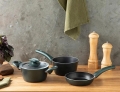 English Home Pretty 4 Parça Granit Mini Tencere ve Tava Seti resim