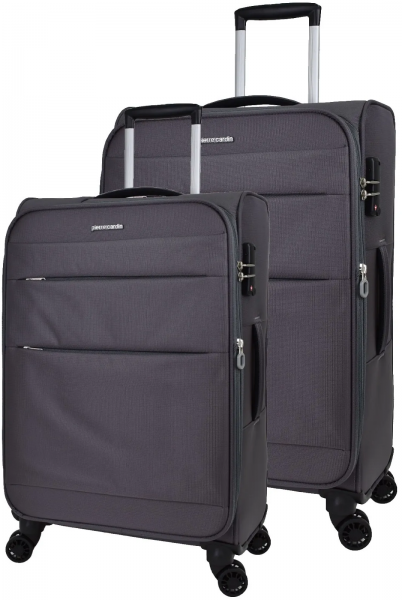 Pierre Cardin PC4200 Ultra Light Hafif Lüx Kumaş Büyük ve Orta Boy 2'li Valiz Seti