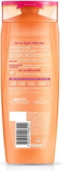 Loreal Dream Long Onarıcı Bakım 670 ml Şampuan