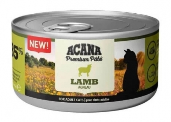 Acana Premium Pate Kuzu Etli Yetişkin 85 gr Kedi Maması