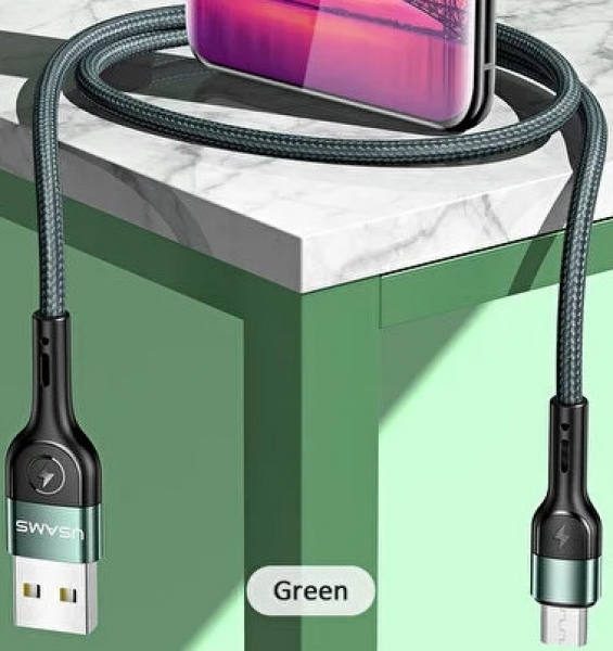Usams U55 Micro Şarj Kablosu (USB Micro-B)