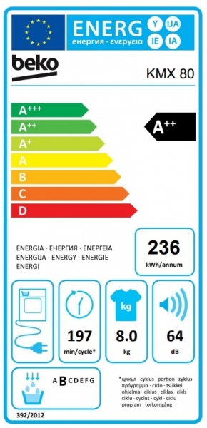 Beko KMX 80 Isı Pompalı Kurutma Makinesi