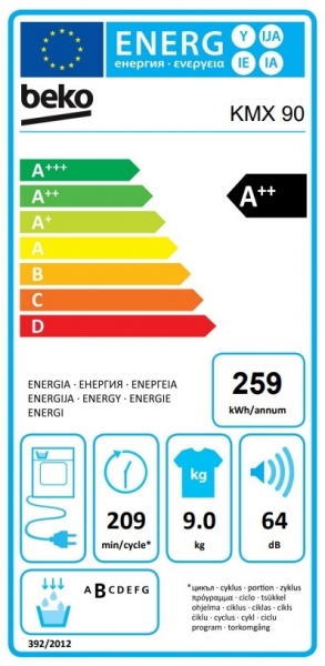 Beko KMX 90 Isı Pompalı Kurutma Makinesi