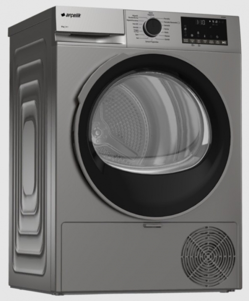 Arçelik 900 KMX S Isı Pompalı Kurutma Makinesi (Gümüş)