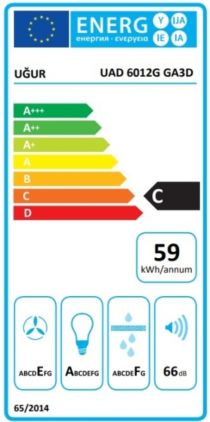 Uğur UAD 6012G GA3D Davlumbaz