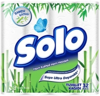Solo Bambu Katkılı Tuvalet Kağıdı 32 Rulo resim