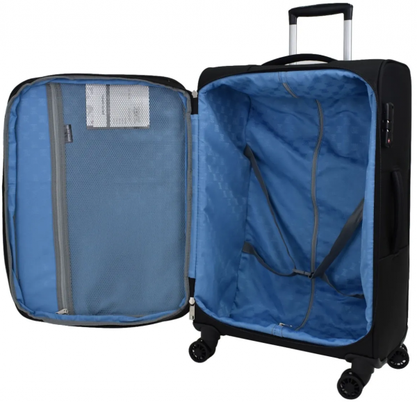 Pierre Cardin PC4200-01 Ultra Light Hafif Lüx Kumaş Büyük Boy Valiz