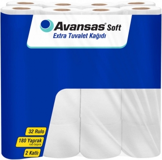 Avansas Soft Extra Tuvalet Kağıdı 32 Rulo