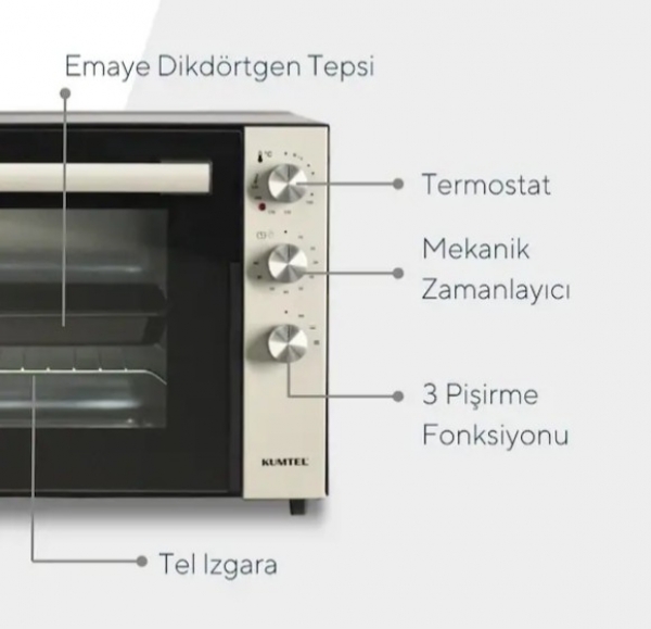 Kumtel LX-9320 Mini Fırın