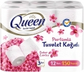 Queen Parfümlü Tuvalet Kağıdı 12 Rulo resim