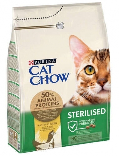 Cat Chow Tavuk Etli Kısırlaştırılmış 3 kg Kedi Maması
