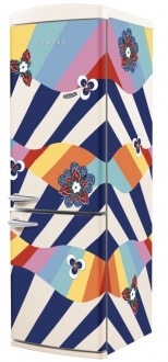 Vestel x Aslı Filinta Retro NFK37211 Bej Sema Buzdolabı